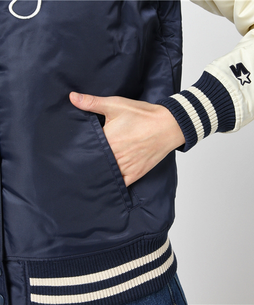MOUSSY（マウジー）の「STARTER STADIUM M JACKET（その他アウター・レディース・ネイビー・FREE）」の10枚目の写真