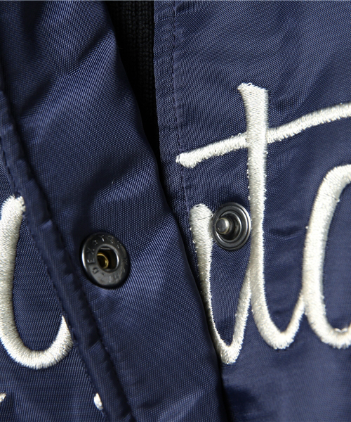 MOUSSY（マウジー）の「STARTER STADIUM M JACKET（その他アウター・レディース・ネイビー・FREE）」の3枚目の写真