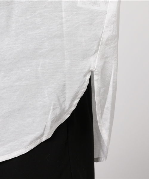 Heather(ヘザー)の「スキッパーフリルシャツ 747706(シャツ/ブラウス・レディース・ホワイト/ピンク系その他/カーキ/ライトピンク・FREE)」の12枚目の写真