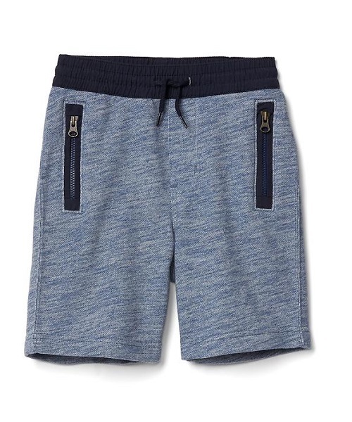 GAP(ギャップ)の「マール ジップショートパンツ(その他パンツ・キッズ・ヘザ-グレー/チャコールグレー/ネイビー・105cm/95cm/110cm/80cm/90cm/100cm)」の1枚目の写真
