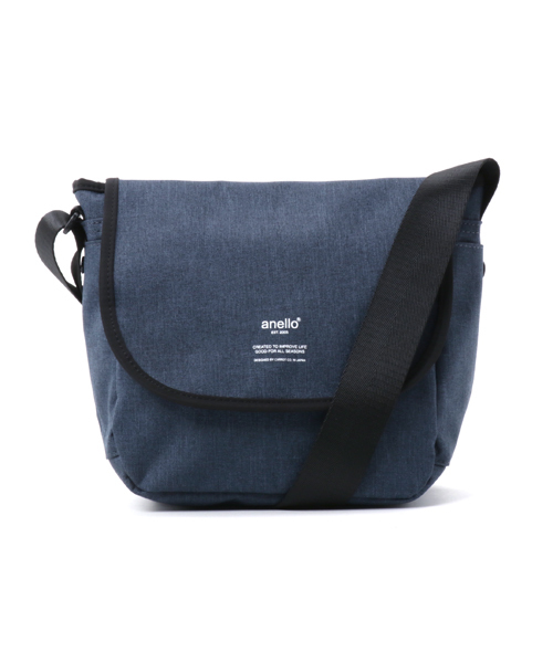 anello（アネロ）の「WEGO/anello高密度杢調ショルダーバッグ（ショルダーバッグ・メンズ・ブラック/ネイビー/ピンク/グレー/ブラウン/ブルー・FREE）」の5枚目の写真