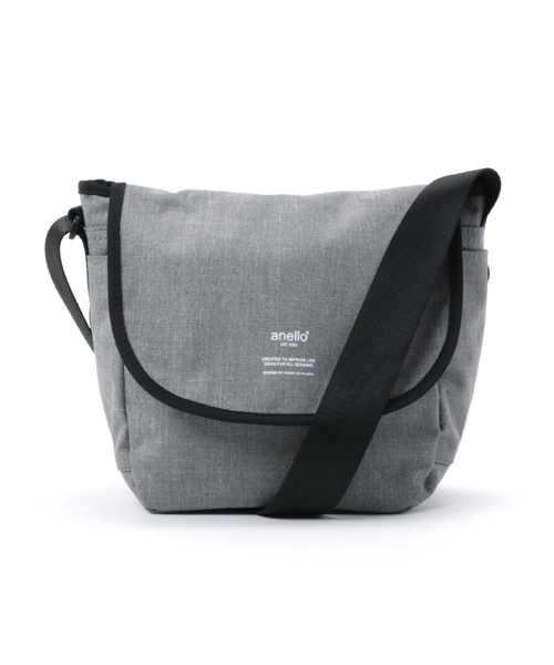 anello（アネロ）の「WEGO/anello高密度杢調ショルダーバッグ（ショルダーバッグ・メンズ・ブラック/ネイビー/ピンク/グレー/ブラウン/ブルー・FREE）」の3枚目の写真