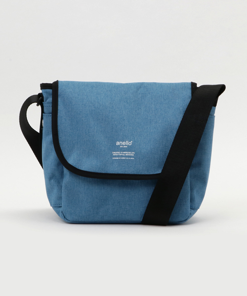 anello（アネロ）の「WEGO/anello高密度杢調ショルダーバッグ（ショルダーバッグ・メンズ・ブラック/ネイビー/ピンク/グレー/ブラウン/ブルー・FREE）」の6枚目の写真