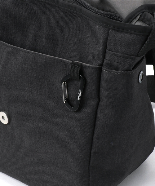 anello（アネロ）の「WEGO/anello高密度杢調ショルダーバッグ（ショルダーバッグ・メンズ・ブラック/ネイビー/ピンク/グレー/ブラウン/ブルー・FREE）」の11枚目の写真