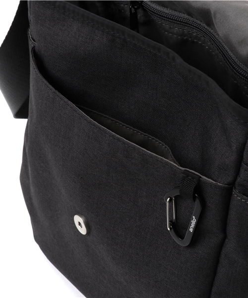 anello（アネロ）の「WEGO/anello高密度杢調ショルダーバッグ（ショルダーバッグ・メンズ・ブラック/ネイビー/ピンク/グレー/ブラウン/ブルー・FREE）」の12枚目の写真