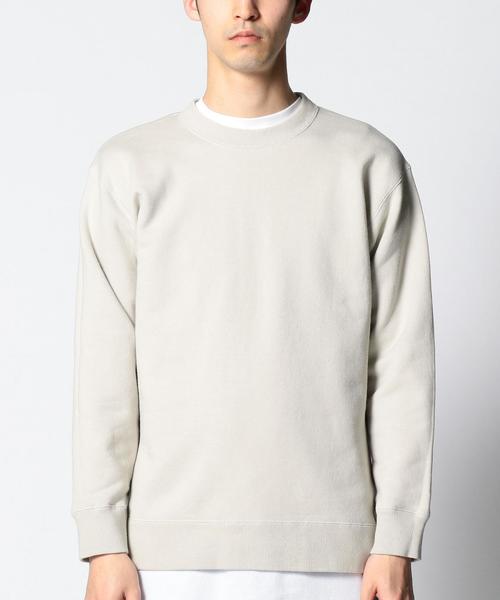 MONKEY TIME（モンキータイム）の「＜monkey time＞ URAKE SD/SLIT CN/スウェット◆（スウェット・メンズ・ダークグレー/ベージュ/グレー・LARGE/MEDIUM/X-LARGE/SMALL）」の3枚目の写真