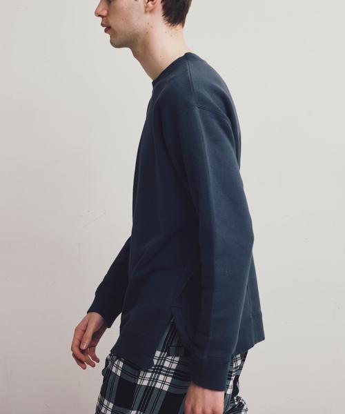 MONKEY TIME（モンキータイム）の「＜monkey time＞ URAKE SD/SLIT CN/スウェット◆（スウェット・メンズ・ダークグレー/ベージュ/グレー・LARGE/MEDIUM/X-LARGE/SMALL）」の2枚目の写真