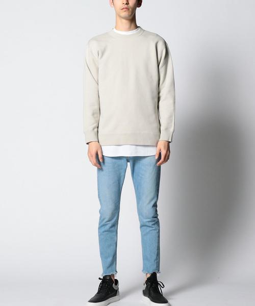 MONKEY TIME（モンキータイム）の「＜monkey time＞ URAKE SD/SLIT CN/スウェット◆（スウェット・メンズ・ダークグレー/ベージュ/グレー・LARGE/MEDIUM/X-LARGE/SMALL）」の13枚目の写真