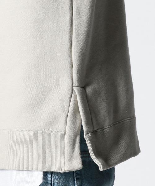 MONKEY TIME（モンキータイム）の「＜monkey time＞ URAKE SD/SLIT CN/スウェット◆（スウェット・メンズ・ダークグレー/ベージュ/グレー・LARGE/MEDIUM/X-LARGE/SMALL）」の6枚目の写真