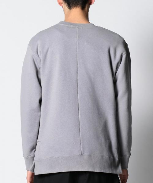 MONKEY TIME（モンキータイム）の「＜monkey time＞ URAKE SD/SLIT CN/スウェット◆（スウェット・メンズ・ダークグレー/ベージュ/グレー・LARGE/MEDIUM/X-LARGE/SMALL）」の8枚目の写真