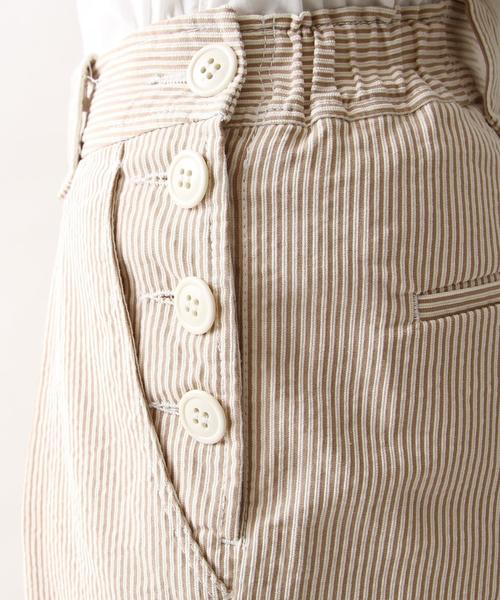 coen（コーエン）の「コットンピケストライプマリンワイドパンツ（その他パンツ・レディース・ベージュ/ネイビー・MEDIUM/LARGE）」の15枚目の写真