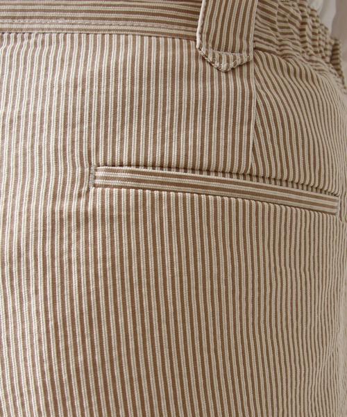 coen（コーエン）の「コットンピケストライプマリンワイドパンツ（その他パンツ・レディース・ベージュ/ネイビー・MEDIUM/LARGE）」の17枚目の写真