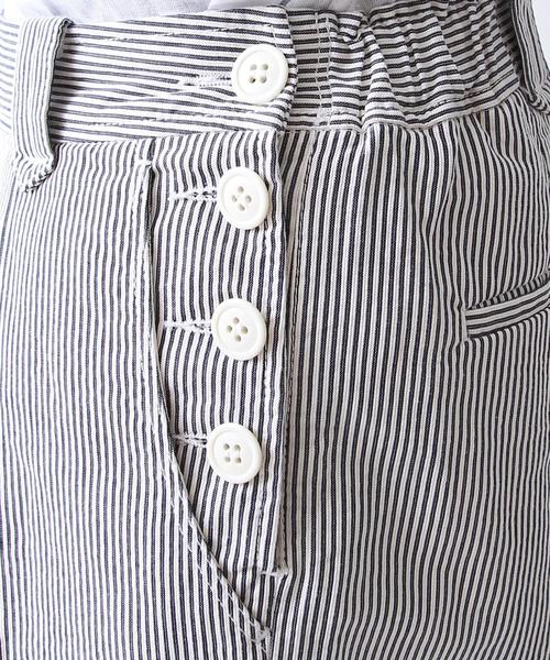 coen（コーエン）の「コットンピケストライプマリンワイドパンツ（その他パンツ・レディース・ベージュ/ネイビー・MEDIUM/LARGE）」の11枚目の写真