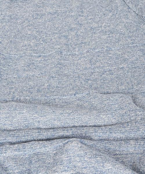 SHIPS(シップス)の「SC: ランダムボーダー ニット Tシャツ■(Tシャツ/カットソー・メンズ・ネイビー/マスタード/ブラウン/ブルー/ホワイト・SMALL/LARGE/X-LARGE/MEDIUM)」の15枚目の写真