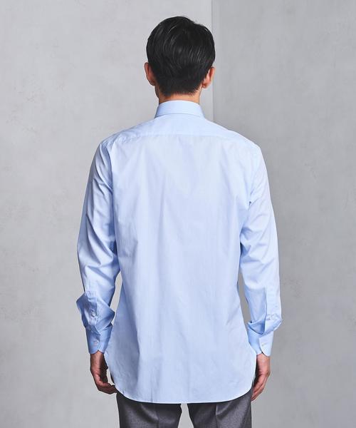 UNITED ARROWS(ユナイテッドアローズ)の「UADB ヤーンダイ ブロード セミワイド シャツ(シャツ/ブラウス・メンズ・ホワイト/ライトブルー・39cm/37cm/40cm/38cm/41cm)」の3枚目の写真