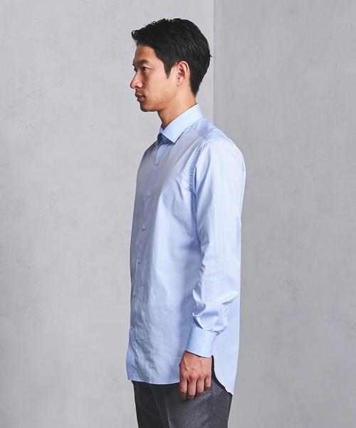 UNITED ARROWS(ユナイテッドアローズ)の「UADB ヤーンダイ ブロード セミワイド シャツ(シャツ/ブラウス・メンズ・ホワイト/ライトブルー・39cm/37cm/40cm/38cm/41cm)」の5枚目の写真