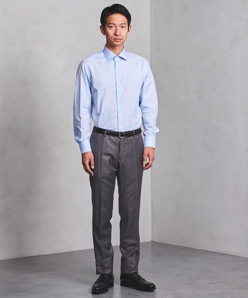 UNITED ARROWS(ユナイテッドアローズ)の「UADB ヤーンダイ ブロード セミワイド シャツ(シャツ/ブラウス・メンズ・ホワイト/ライトブルー・39cm/37cm/40cm/38cm/41cm)」の6枚目の写真