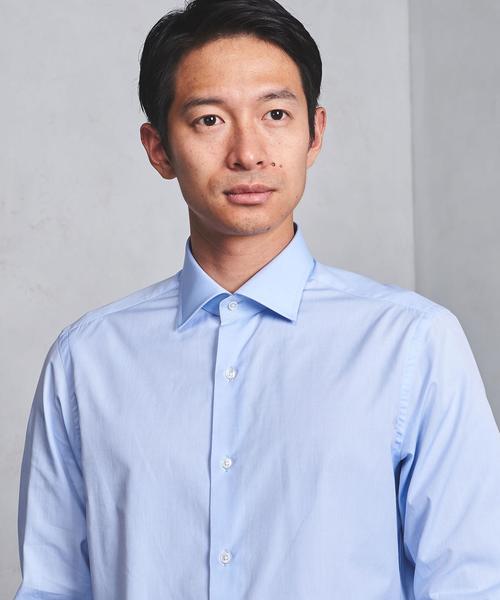 UNITED ARROWS(ユナイテッドアローズ)の「UADB ヤーンダイ ブロード セミワイド シャツ(シャツ/ブラウス・メンズ・ホワイト/ライトブルー・39cm/37cm/40cm/38cm/41cm)」の7枚目の写真