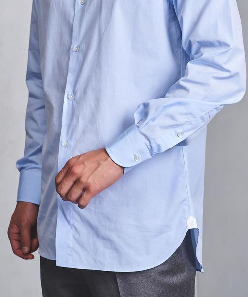 UNITED ARROWS(ユナイテッドアローズ)の「UADB ヤーンダイ ブロード セミワイド シャツ(シャツ/ブラウス・メンズ・ホワイト/ライトブルー・39cm/37cm/40cm/38cm/41cm)」の8枚目の写真