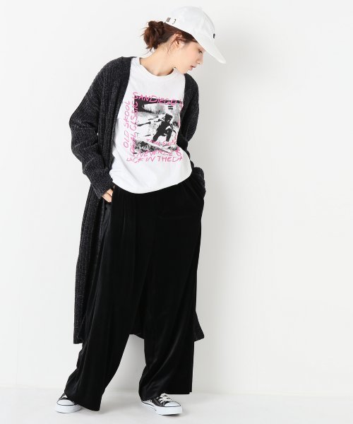 JOURNAL STANDARD(ジャーナルスタンダード)の「ベロアタックワイドパンツ#(その他パンツ・レディース・キャメル/ブラック/Yellow・38/40/36)」の10枚目の写真