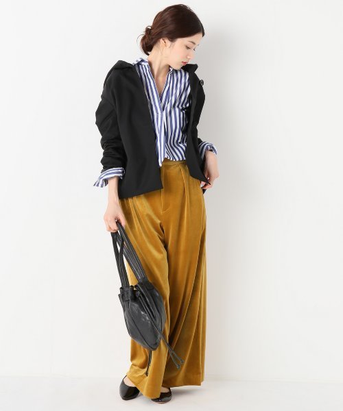JOURNAL STANDARD(ジャーナルスタンダード)の「ベロアタックワイドパンツ#(その他パンツ・レディース・キャメル/ブラック/Yellow・38/40/36)」の8枚目の写真