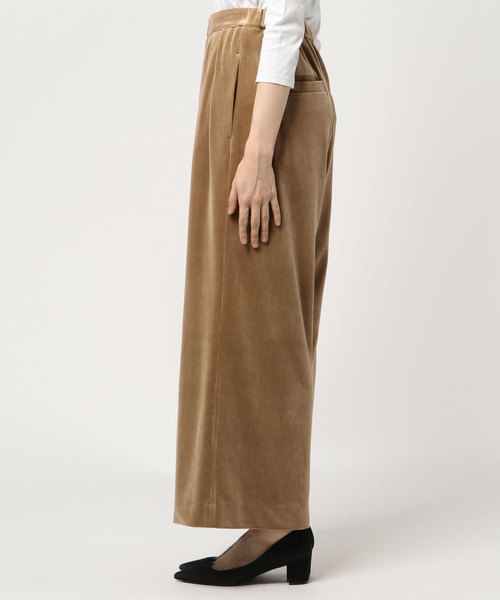 JOURNAL STANDARD(ジャーナルスタンダード)の「ベロアタックワイドパンツ#(その他パンツ・レディース・キャメル/ブラック/Yellow・38/40/36)」の5枚目の写真