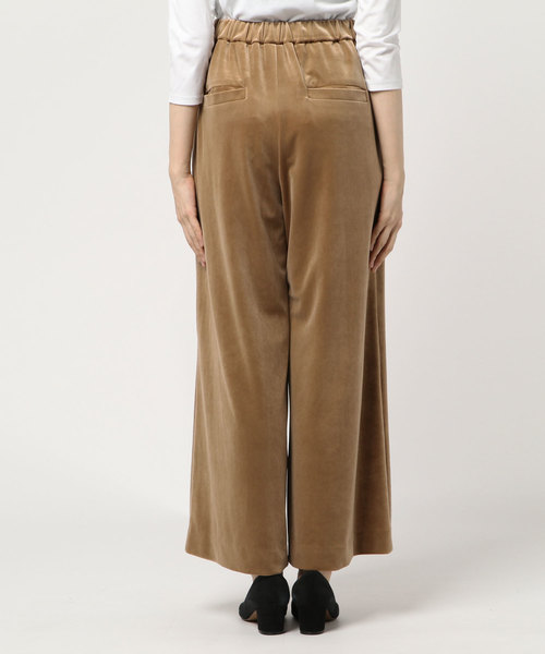 JOURNAL STANDARD(ジャーナルスタンダード)の「ベロアタックワイドパンツ#(その他パンツ・レディース・キャメル/ブラック/Yellow・38/40/36)」の9枚目の写真