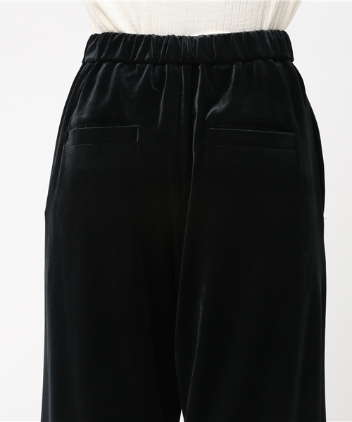 JOURNAL STANDARD(ジャーナルスタンダード)の「ベロアタックワイドパンツ#(その他パンツ・レディース・キャメル/ブラック/Yellow・38/40/36)」の4枚目の写真