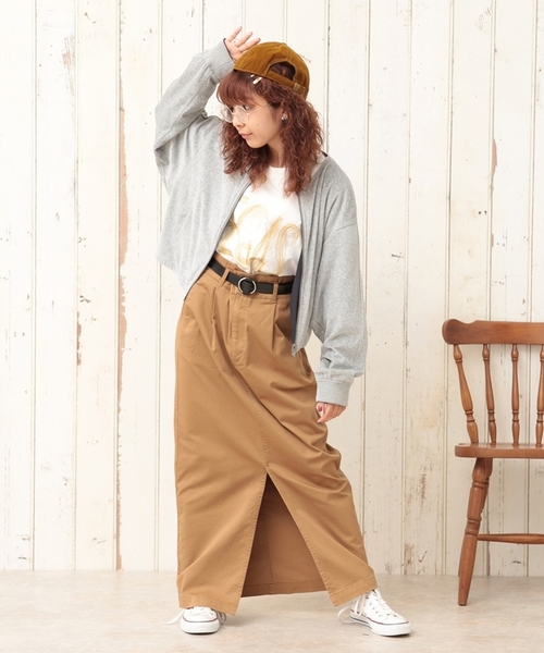 cepo(セポ)の「リバーシブルベロアブルゾン(ブルゾン・レディース・ネイビー/キャメル・M)」の2枚目の写真