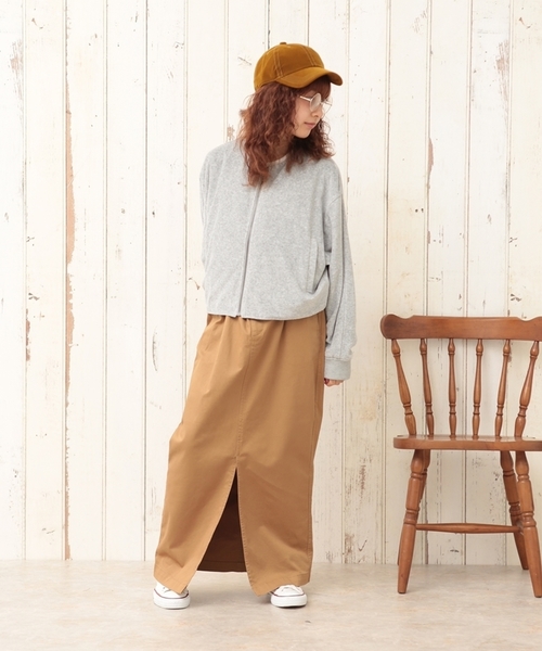 cepo(セポ)の「リバーシブルベロアブルゾン(ブルゾン・レディース・ネイビー/キャメル・M)」の14枚目の写真