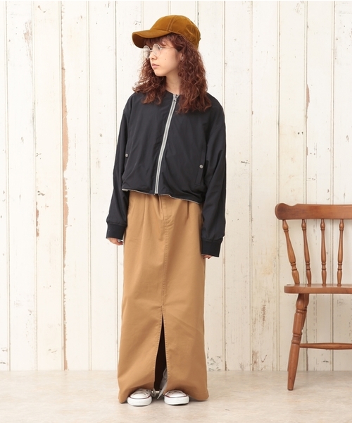 cepo(セポ)の「リバーシブルベロアブルゾン(ブルゾン・レディース・ネイビー/キャメル・M)」の15枚目の写真