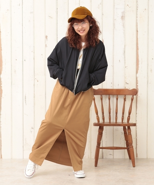 cepo(セポ)の「リバーシブルベロアブルゾン(ブルゾン・レディース・ネイビー/キャメル・M)」の16枚目の写真