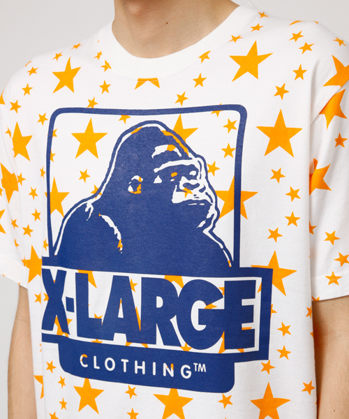 XLARGE（エクストララージ）の「S/S TEE STARS MASSIVE OG（Tシャツ/カットソー・メンズ・レッド/オレンジ/グリーン/ライトブルー・SMALL/MEDIUM/LARGE/X-LARGE）」の7枚目の写真