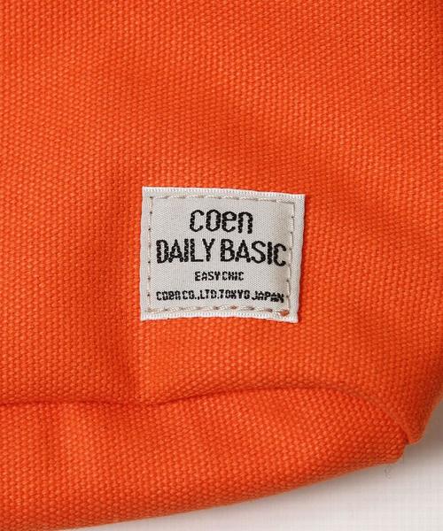 coen（コーエン）の「キャンバスサコッシュ（ショルダーバッグ・メンズ・ブラック/ベージュ/オレンジ・FREE）」の13枚目の写真