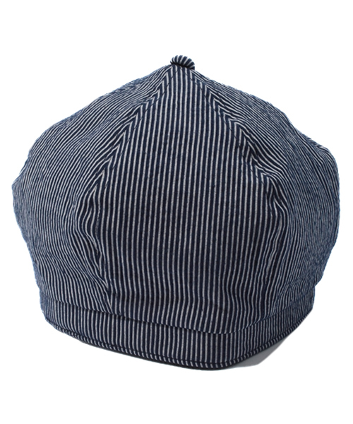 BEAMS BOY（ビームスボーイ）の「△BEAMS BOY / ストライプベレー（ハンチング/ベレー帽・レディース・ベージュ/ネイビー・ONE SIZE）」の6枚目の写真