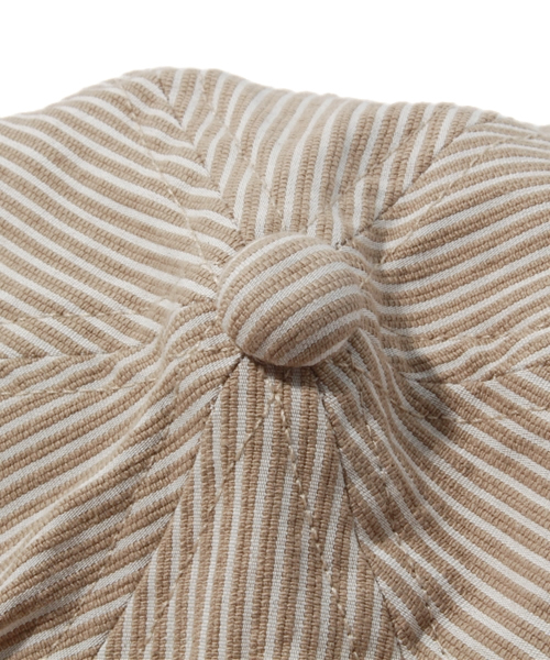 BEAMS BOY（ビームスボーイ）の「△BEAMS BOY / ストライプベレー（ハンチング/ベレー帽・レディース・ベージュ/ネイビー・ONE SIZE）」の3枚目の写真