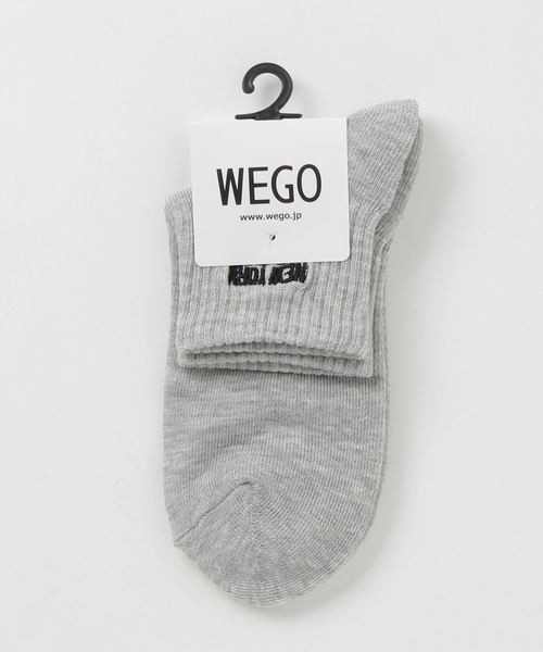 WEGO（ウィゴー）の「WEGO/アンクルパイルNEWYORKCITYソックス（ソックス/靴下・レディース・ホワイト/ブラック/グレー/ホワイト系その他・FREE）」の4枚目の写真