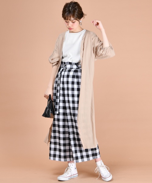 natural couture（ナチュラルクチュール）の「たっぷりギャザーガウンワンピース（ワンピース・レディース・ブラック/ベージュ/オフホワイト/その他/レッド系その他・FREE）」の16枚目の写真