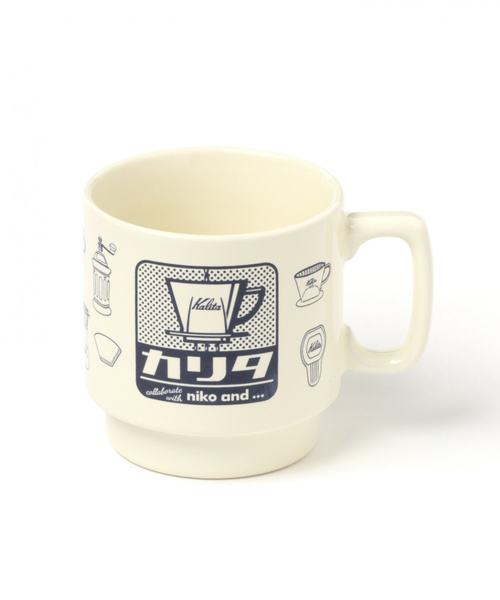 niko and...（ニコアンド）の「【kalita(カリタ)】オリジナルスタッキングマグ（グラス/マグカップ/タンブラー・レディース・ホワイト/ブラウン/ピンク・0）」の2枚目の写真