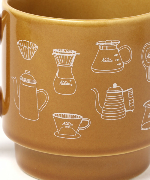 niko and...（ニコアンド）の「【kalita(カリタ)】オリジナルスタッキングマグ（グラス/マグカップ/タンブラー・レディース・ホワイト/ブラウン/ピンク・0）」の11枚目の写真