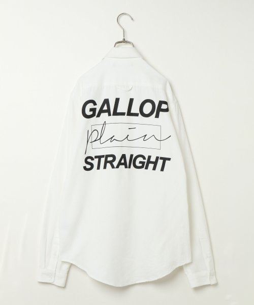 VENCEEXCHANGE（ヴァンスエクスチェンジ）の「バックプリントビッグシャツ（シャツ/ブラウス・メンズ・ホワイト/ブラック/ベージュ・M/L）」の2枚目の写真