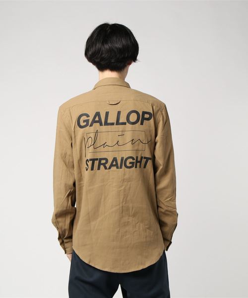 VENCEEXCHANGE（ヴァンスエクスチェンジ）の「バックプリントビッグシャツ（シャツ/ブラウス・メンズ・ホワイト/ブラック/ベージュ・M/L）」の6枚目の写真