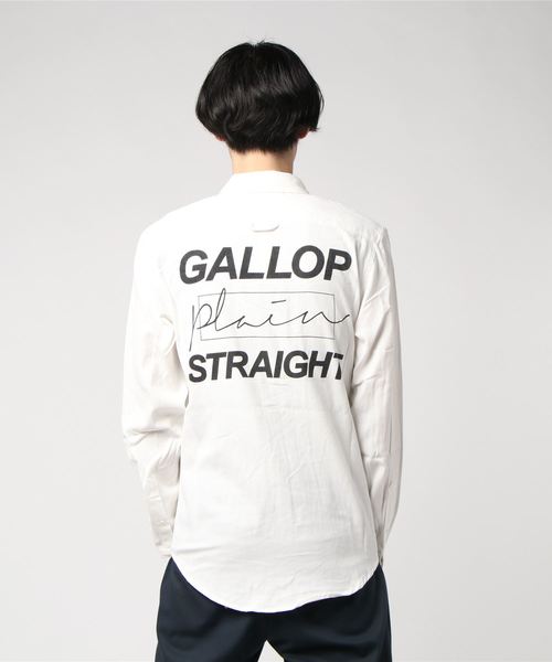 VENCEEXCHANGE（ヴァンスエクスチェンジ）の「バックプリントビッグシャツ（シャツ/ブラウス・メンズ・ホワイト/ブラック/ベージュ・M/L）」の4枚目の写真