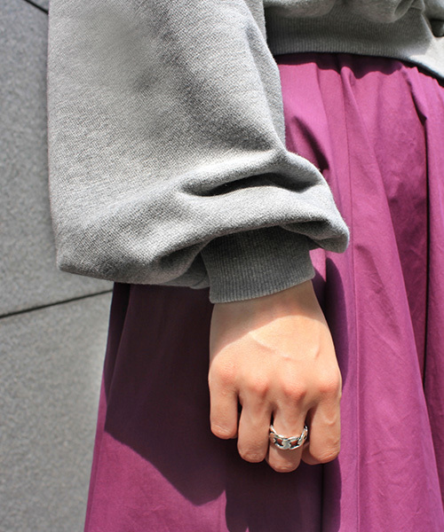 RANDA（ランダ）の「ドルマンスリーブプルオーバー（スウェット・レディース・ブラック/グレー/グリーン・FREE）」の4枚目の写真