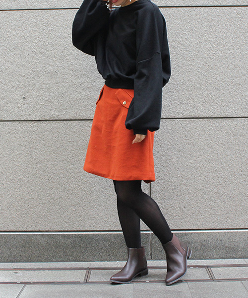 RANDA（ランダ）の「ドルマンスリーブプルオーバー（スウェット・レディース・ブラック/グレー/グリーン・FREE）」の11枚目の写真