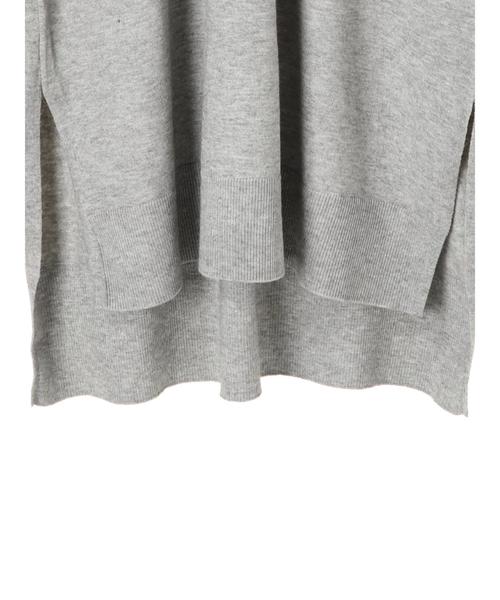 YECCA VECCA（イェッカヴェッカ）の「・Vネックニットワンピース（ワンピース・レディース・ブラック/ブラウン/ブルー/杢グレー・FREE）」の19枚目の写真