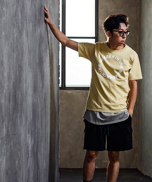 NUMBER (N)INE DENIM(ナンバーナインデニム)の「NUMBER (N)INE DENIM(ナンバーナインデニム)サークルロゴ半袖Tシャツ(Tシャツ/カットソー・メンズ・ホワイト/ブラック/ベージュ・SMALL/MEDIUM/LARGE/X-LARGE)」の10枚目の写真