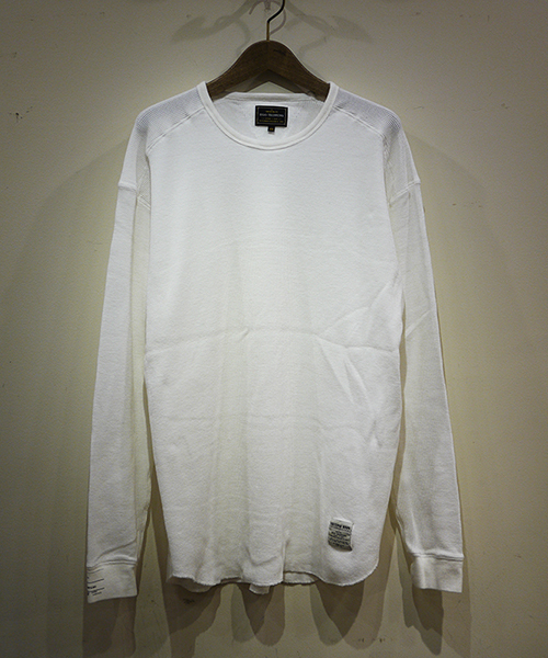 EGO TRIPPING(エゴトリッピング)の「mlt2464-RUDE THERMAL TEE カットソー(Tシャツ/カットソー・メンズ・ホワイト/杢グレー・FREE/46/48)」の8枚目の写真