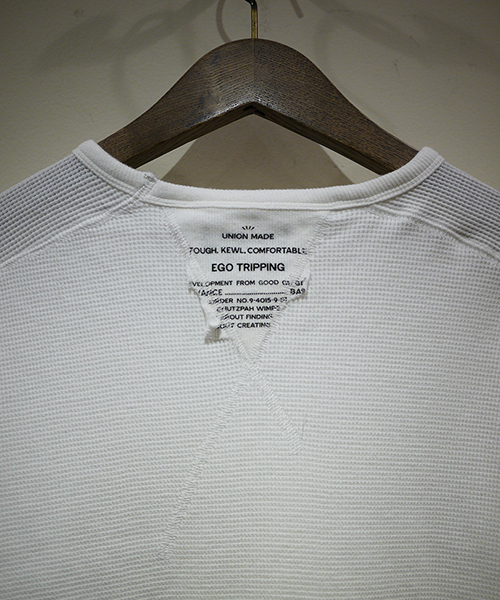 EGO TRIPPING(エゴトリッピング)の「mlt2464-RUDE THERMAL TEE カットソー(Tシャツ/カットソー・メンズ・ホワイト/杢グレー・FREE/46/48)」の11枚目の写真