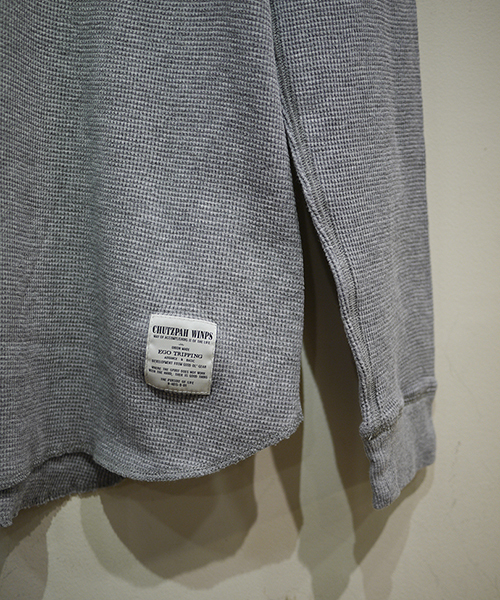 EGO TRIPPING(エゴトリッピング)の「mlt2464-RUDE THERMAL TEE カットソー(Tシャツ/カットソー・メンズ・ホワイト/杢グレー・FREE/46/48)」の17枚目の写真